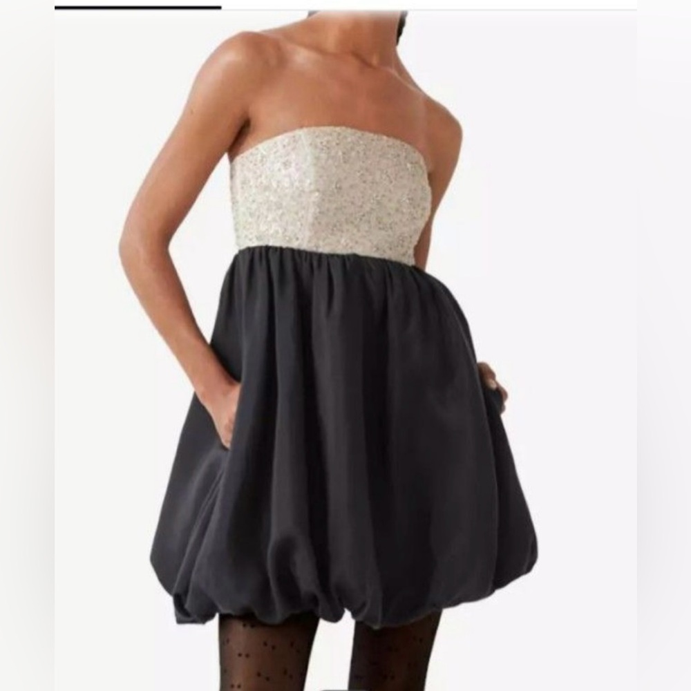 NWT Paris Atelier Beaded Bustier Party Dress Size 8 $179